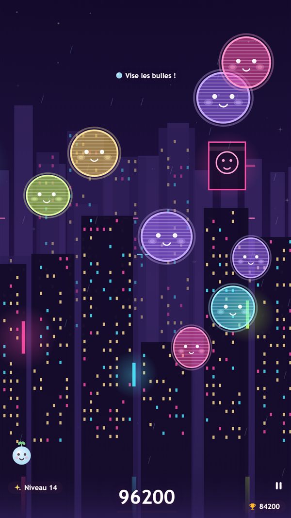 Aperçu de Bubble Pop : la mégapole cyberpunk
